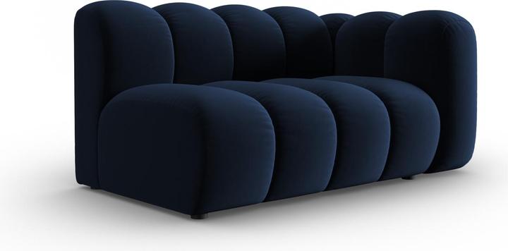 Actual product image Micadoni Velvet Right Modular Sofa, "Lupine", 2 Seats, 145x95x70Made in Europe (2 person sofa)
