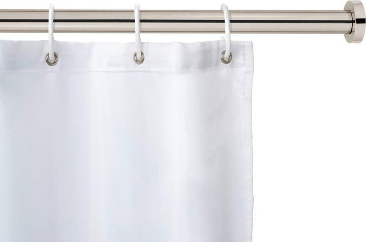 Actual product image Wenko Luz metal telescopic shower curtain rail
