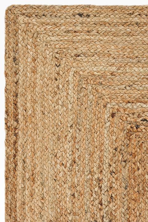Produktbild Conceptum Hypnose Vime 100% JUTE Rectangular Oak|Beige Jute Underside Knitting Pattern Handmade Weaving