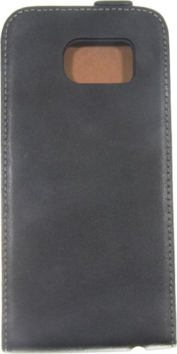 Produktbild OEM Slim Leather Flip Case for Galaxy S6 - black (Samsung Galaxy S6)