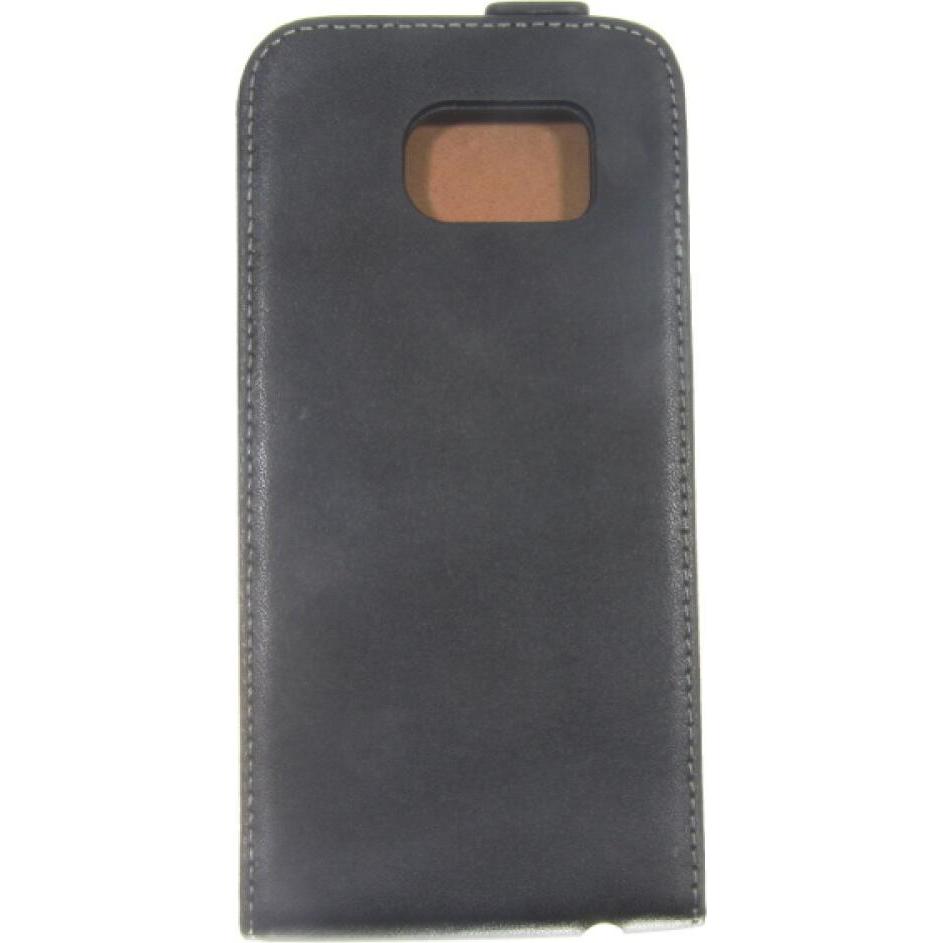 Thumbnail - OEM Slim Leather Flip Case for Galaxy S6 - black (Samsung Galaxy S6), Smartphone Hülle, Schwarz
