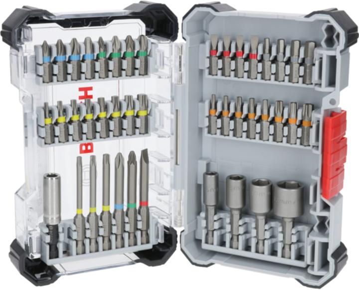 Bosch Professional Bit Set Extra Hard (Innensechsrund TX, Kreuz Pozidriv PZ, Sechskant mit Plus Minus)