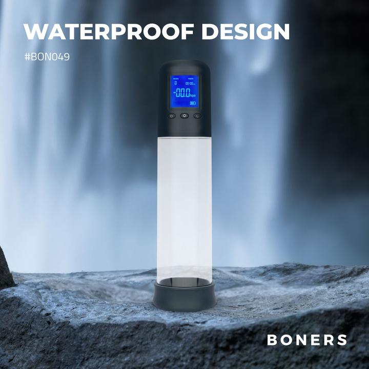 Image du produit Boners Pompe à pénis avec écran LCD