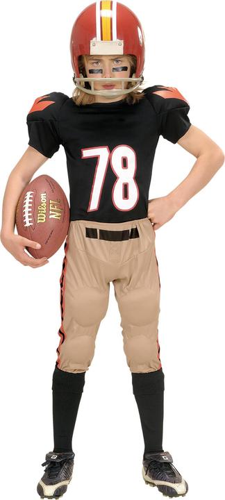 Produktbild Widmann AMERICAN FOOTBALL PLAYER (Gepolstertes T- Shirt, gepolsterte Hosen), 128 cm / 5-7 Years (128)