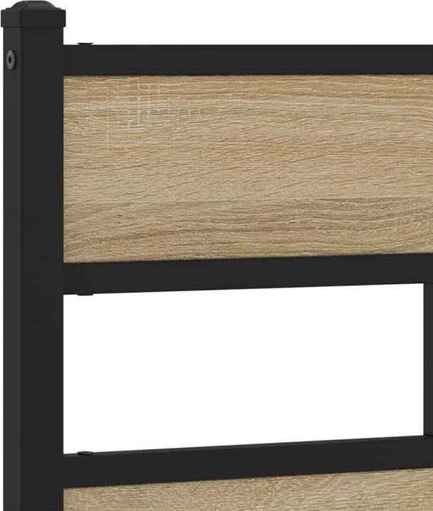 Image du produit vidaXL Lit métallique Cadre de lit Lit à lattes Lit double sans matelas 183x213cm (183 x 213 cm)