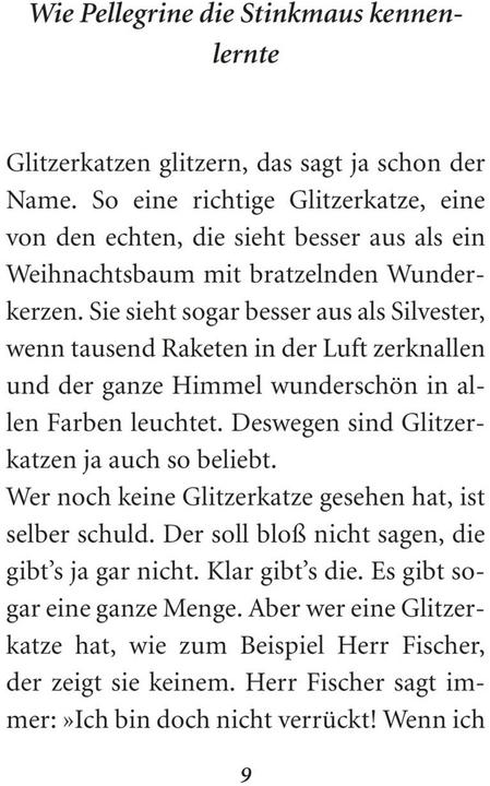 Produktbild Glitzerkatze und Stinkmaus (Andreas Steinhöfel, Ole Könnecke, Deutsch)