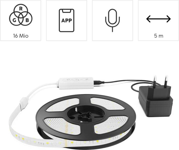 Produktbild Hama LED Band (RGBW, 500 cm, Indoor)