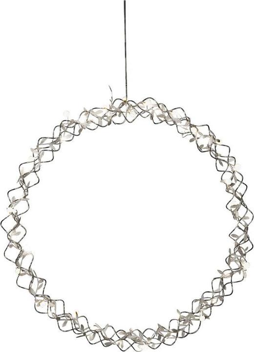 Produktbild Konstsmide LED Metallkranz silberfarben