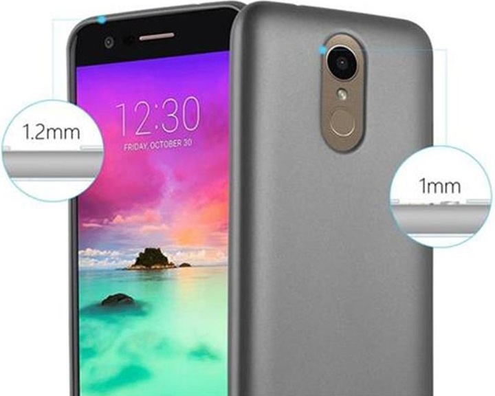 Produktbild Cadorabo TPU Matt Metallic Hülle (LG K10 (2017))