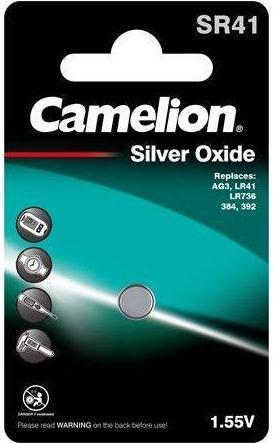 Produktbild Camelion Batterie SR41 Silber Oxid ( 1 Stück) (1 Stk., LR41, 40 mAh)