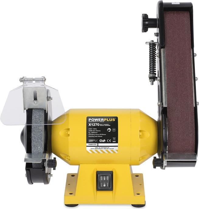 Actual product image Powerplus Kombi-Schleiftisch-Schleifer 240W - 3 Acc. (240 W)