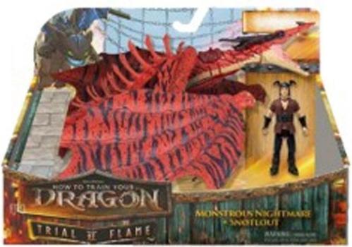 Actual product image DRAGONS D playset Dragon & Viking: Monstrous Nightmare & Snotlout