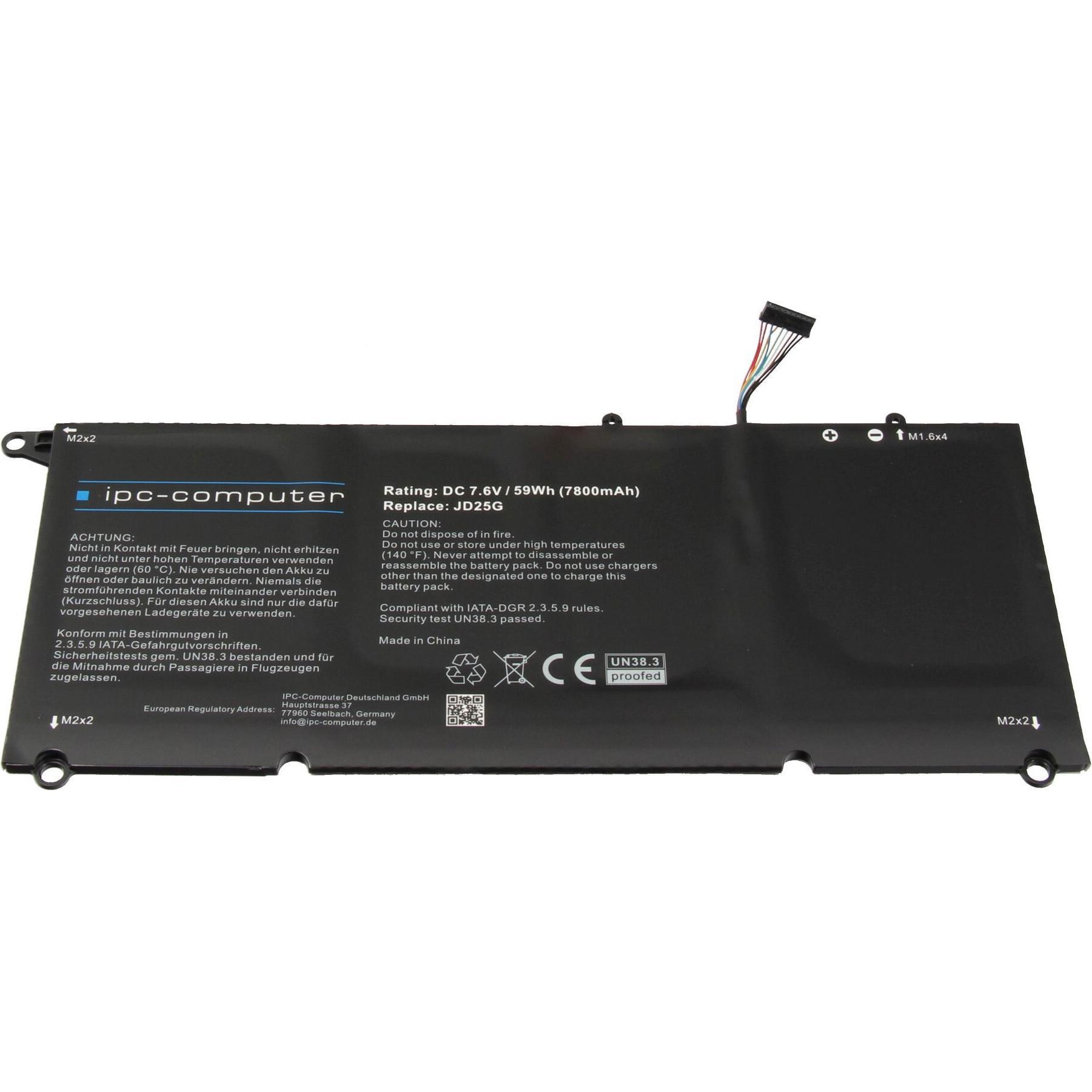 IPC Jhxpy (4 Zellen, 7800 mAh), Notebook Akku