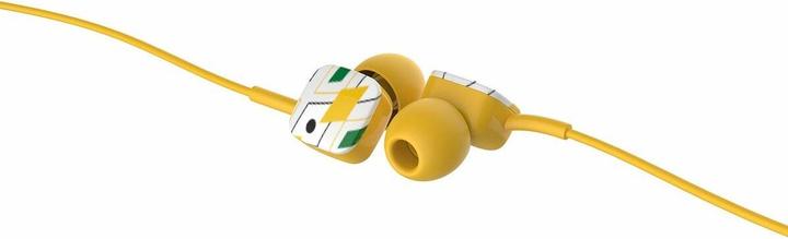 Actual product image SPC Hype Headphones Wired In Ear Calls/Music Yellow (Cable)