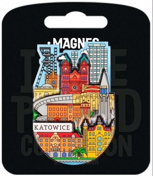 Nuance Magnet Ich liebe Polen Kattowitz ILP-MAG-C-KAT-05