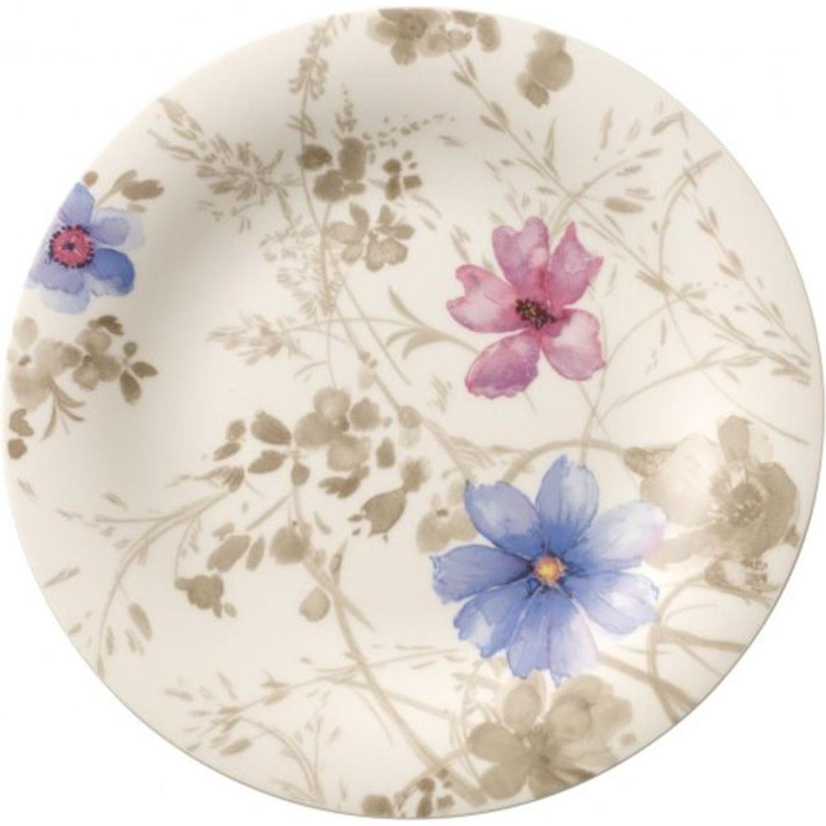 Villeroy & Boch Frühstücksteller Mariefleur Gris Basic, Teller, Weiss