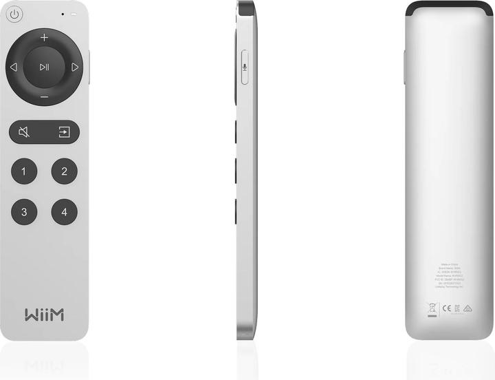 Produktbild WiiM LPWIVR2 Voice Remote 2 für Musik-Streamer und Verstärker (Gerätespezifische Fernbedienung, Bluetooth)