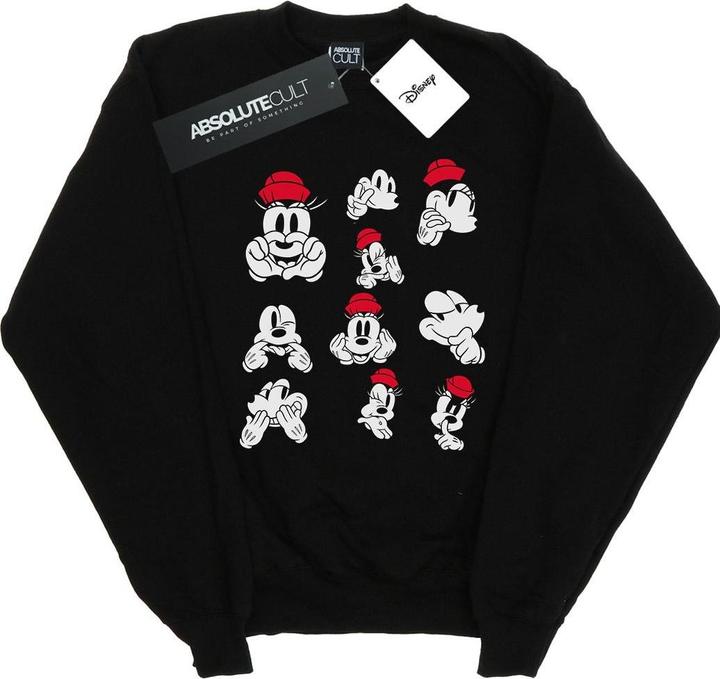 Immagine prodotto Disney Minnie Mickey Photo Poses Felpa Uomo (S)