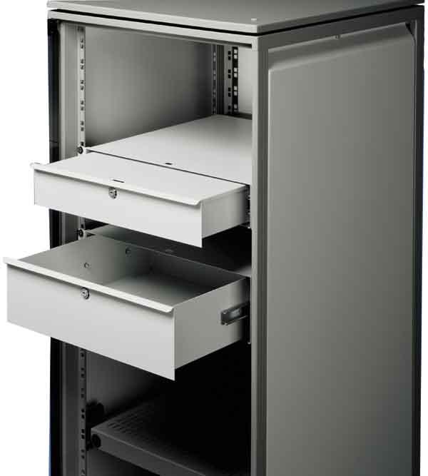 Productafbeelding Schroff 19 inch lade - lade 19 inch 2he ral7035