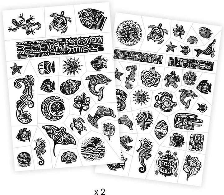 Produktbild Djeco Tattoos Polynesien