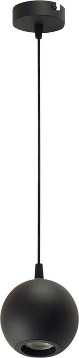 Actual product image Enovalite LED-Pendellampe GLOBE, GU10-Fassung, IP20, Ø10cm, 1flammig, schwarz (GU10)