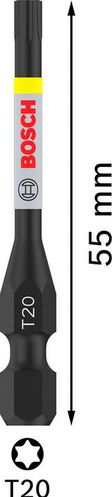 Actual product image Bosch Professional Zubehör PRO Torx Impact Bit (Hexagon socket TX)