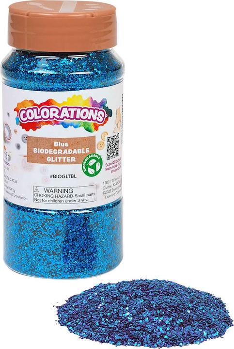 Colorations Colourations - Biologisch afbreekbare glitter - Blauw, 113 g