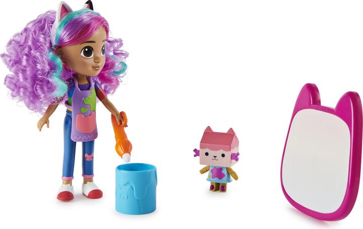 Actual product image Spin Master Gabby’s Dollhouse, Rainbow Gabby Deluxe Craft Dolls and Accessories with Water Pad and Water Brush P