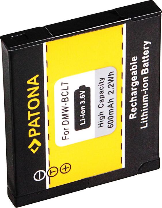 Produktbild Patona Akku f. Panasonic DMW-BCL7E SZ9 SZ3 XS1 FS50 FH50 F5 BCL7 (Kamera Akku)