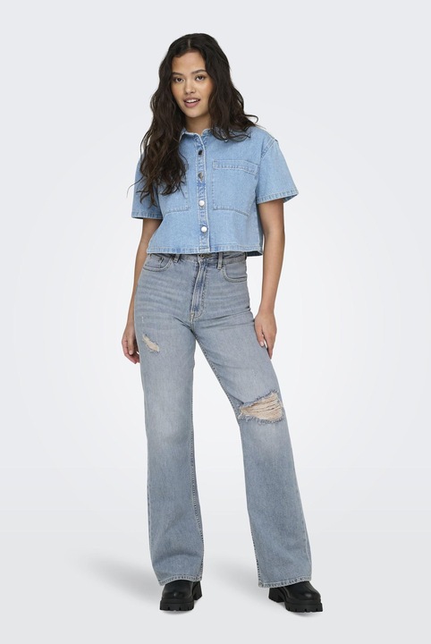 Produktbild Only ONLCAMILLE Hohe Taille Weiter Beinschnitt Jeans Jeans mit weitem Bein (28)
