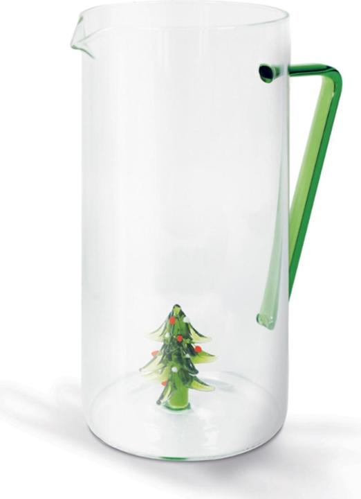 Easy Life Borosilicate glass carafe 1.2 lt. w. Christmas tree (1.20 l)