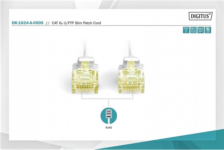 Produktbild Digitus Netzwerkkabel (U/FTP, CAT6a, 5 m)