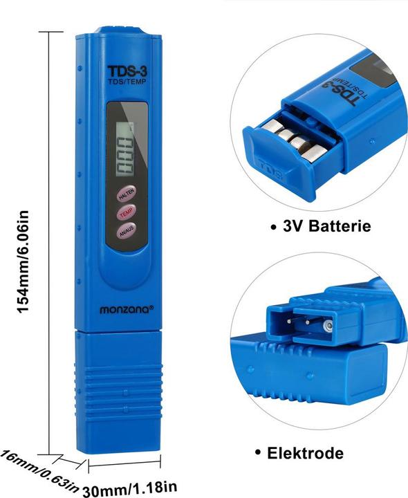 Actual product image Monzana Water tester