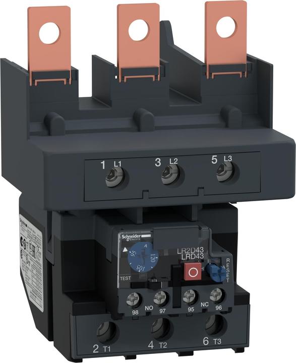 Actual product image Schneider Electric BIMETALLIC OVERLOAD RELAY 600V 120A IEC