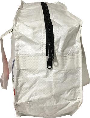 Actual product image Bekos Upcycling - noble handbag from recycled rice bags flower