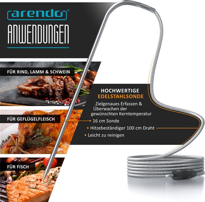 Produktbild Arendo Grillthermometer