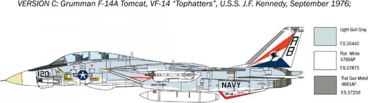 Image du produit 1:72 F-14A Tomcat Panneaux de lignes droites