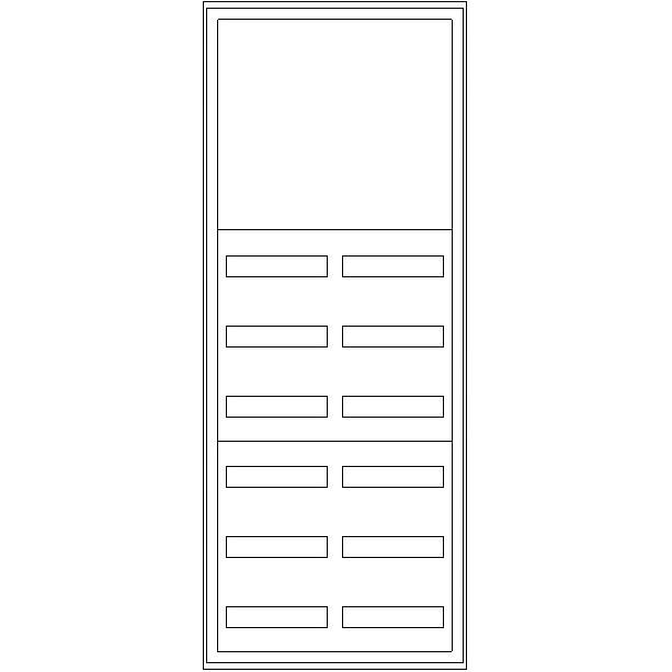ABN, Verteilerschrank, Wandgehäuse