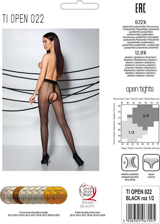 Immagine prodotto Passion Collant ouvert "Thiophene 022" (20DEN) (L)