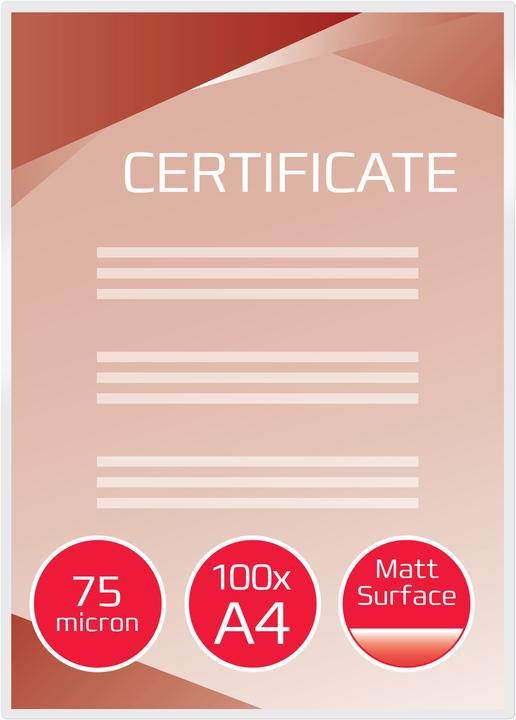 Produktbild GBC Laminierfolie (A4, 100 Stk., 75 µm)