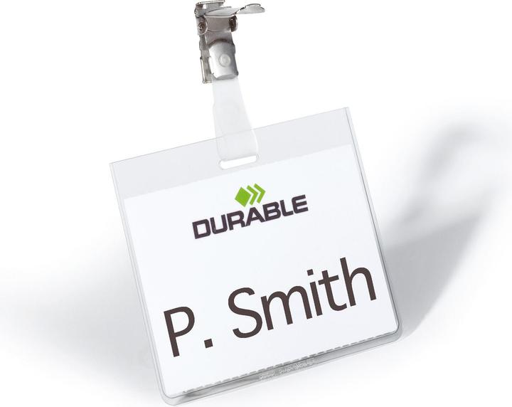 Actual product image Durable Name tag clip 90 x 60 mm