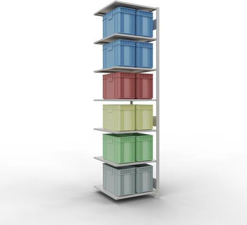 Image du produit Schulte Lagertechnik Système enfichable Élément suivant MULTIplus150 avec traverse de longueur