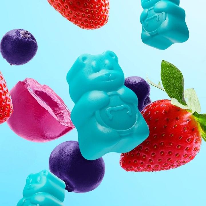 Actual product image Sugarbearhair Duo (64 Piece, Gummies, 300 g)