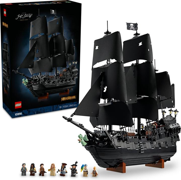Produktbild LEGO Captain Jack Sparrows Piratenschiff (10365, LEGO Icons)