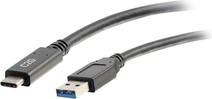 Actual product image C2G 0.9 m USB-C® to USB-A SuperSpeed USB 5 GB/s cable male/male - black (0.90 m, USB 3.2 Gen 1)