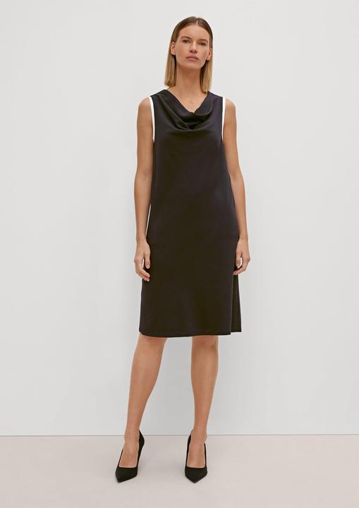 Image du produit Comma Kleid Kleid mit Wasserfall-Ausschnitt (38)