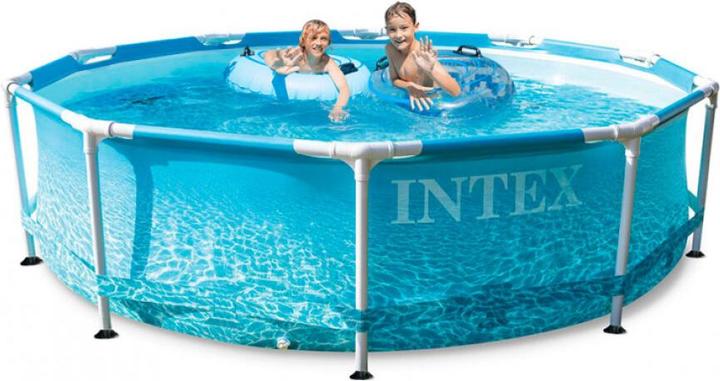 Productafbeelding Intex 3.05M X 76CM STRAND METALEN FRAME ZWEMBADSET (305 x 76 cm)