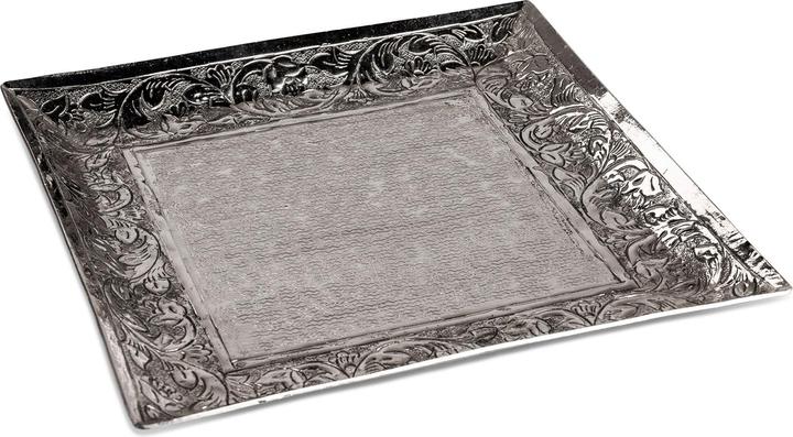Produktbild Formano Dekoteller silber eckig (38 x 38 cm)