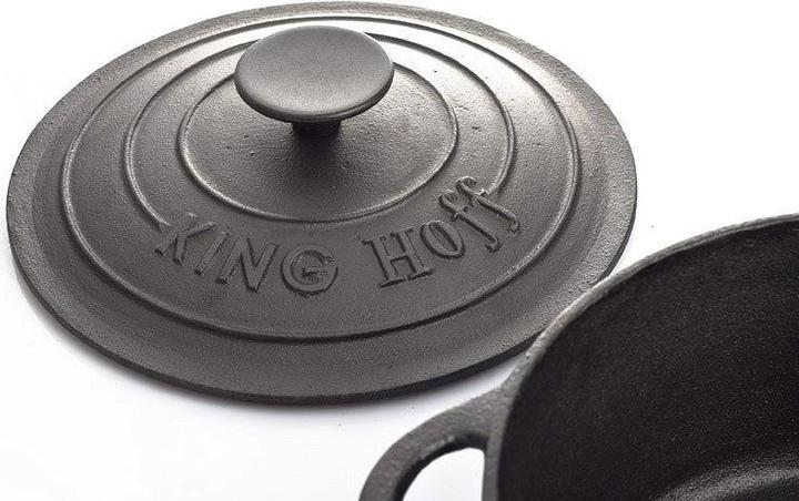 Produktbild Kinghoff KETAUS PUODAS 22cm 2,4L KH-2253 (Bräter + Schmortopf, Gusseisen)