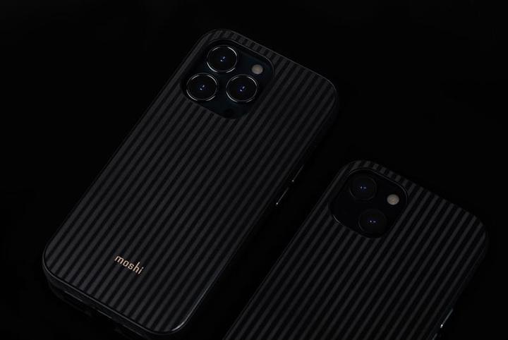 Immagine prodotto Moshi Arx Slim Hardshell Case (MagSafe) per iPhone 13 - Mirage Black (Apple iPhone 13)